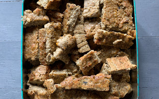 Lachs-Blondies