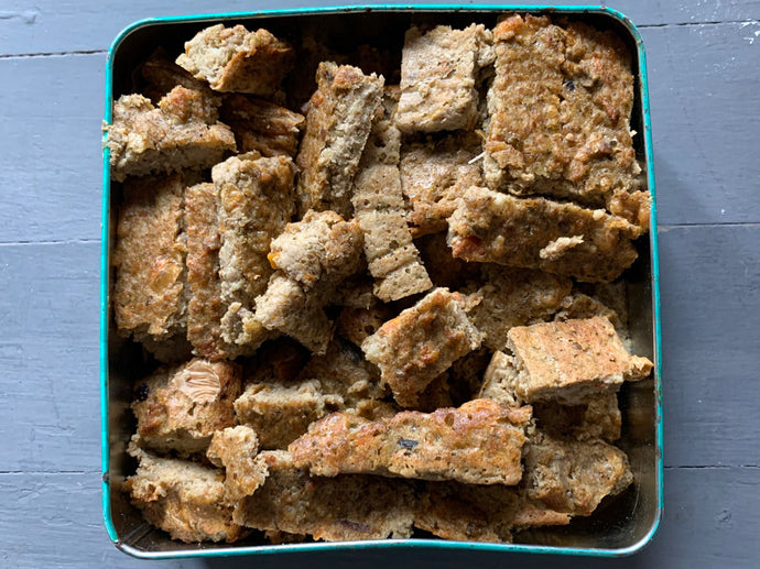 Lachs-Blondies