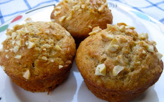 Rock’n Roll Over: Peanutbutter-Banana-Muffins