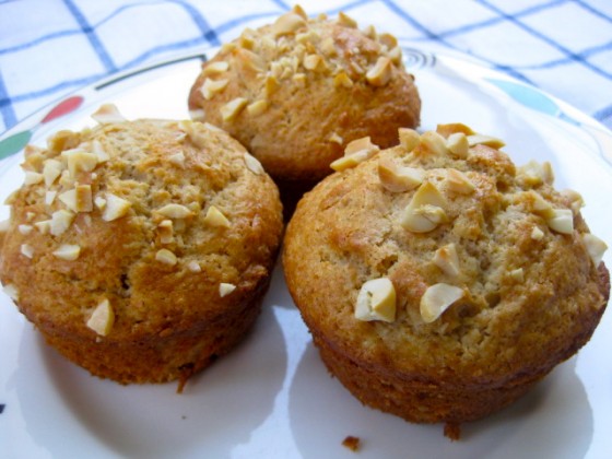 Rock’n Roll Over: Peanutbutter-Banana-Muffins