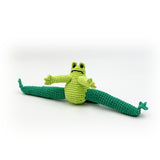 Hundespielzeug Frosch robust Baumwolle Fairtrade