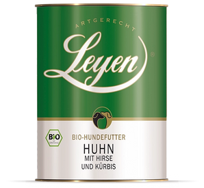 Artgerecht Hundefutter Bio Hundefutter Bio-Huhn mit Hirse und Kürbis