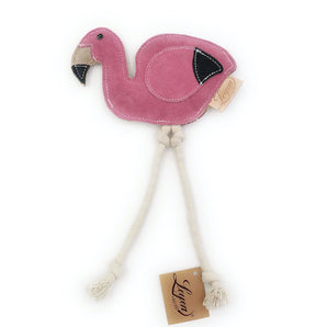 Wildleder-Flamingo