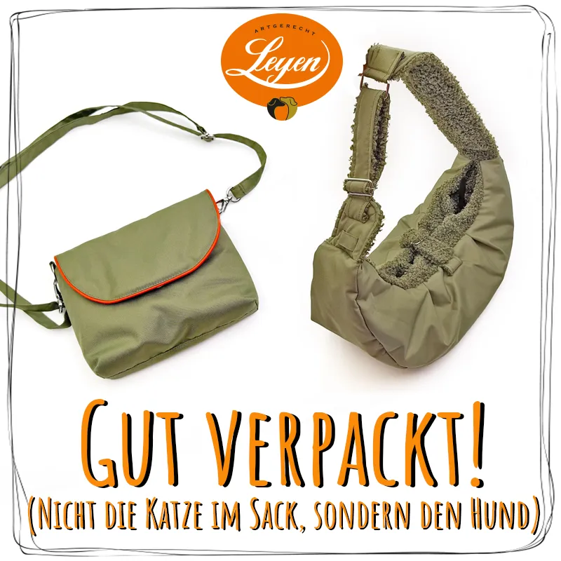 Januar 2025 Leyen Hundefutter Popup - Gut verpackt - Taschen